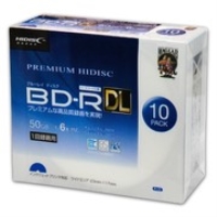 inCfBXNjHIDISC BD-R DL 1^ 6{ 50GB 10 XP[X HDVBR50RP10SC