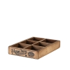 _g 6 PARTITION WOODEN BOX CH11-H417NT