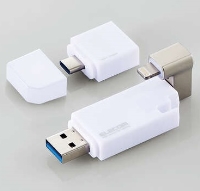 (エレコム)elecom Lightningコネクタ搭載USB3.2 Gen1メモリ MF-LGU3B064GWH