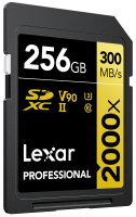 (LT[)LEXAR SDXC 256GB 2000x UHS-II U3 V90