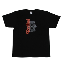 (ローライ) Rollei さらさら着心地Tシャツ ROLLEIFLEX+ロゴ 【M】