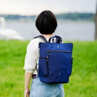 (ケンコー)Kenko (レッチェ) LecceⅡ シリーズ リュックトート ネイビー