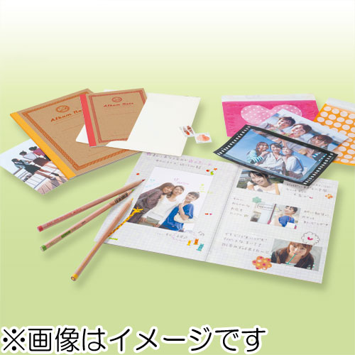 セキセイ GPN-03-PK フォトシェア アルバム方眼 A5サイズ ピンク