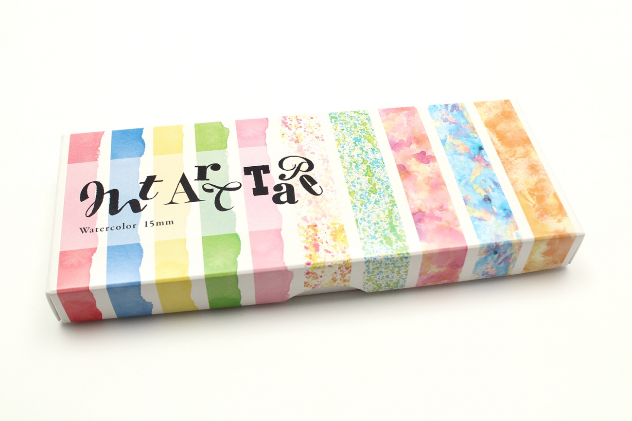 カモイ　mt art tape 水彩絵の具15mm幅セット MTART02