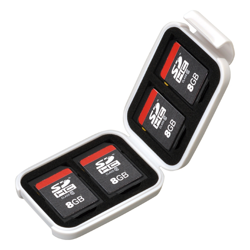 （ハクバ）HAKUBA 　ポータブルメディアケース S SD/MicroSDカード用 ホワイト
