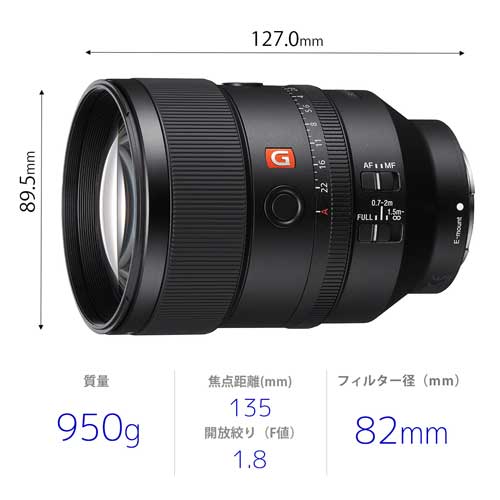 (\j[)SONY  FE 135mm F1.8 GM [SEL135F18GM] 2024.01l