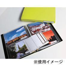 セキセイ KP-160 フォトアルバム 高透明 Lサイズ 160枚収納 BK ブラック