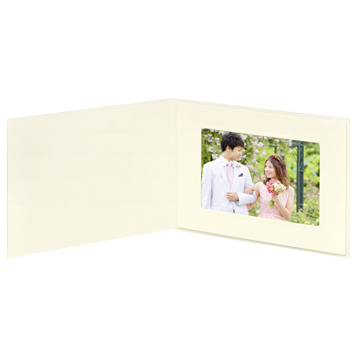 (ハクバ)HAKUBA  普通台紙 No.710 ポストカード（KG）サイズ 1面（ヨコ） ホワイト M710-PCY-1