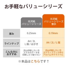 (エレコム) ELECOM 写真用光沢紙 バリュー 薄手 ホワイト EJK-TVL400 89mm×127mm/400枚 (L判)