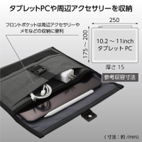 (ハクバ)HAKUBA プラスシェル マグフラップ タブレットスリーブ 11インチ グレー