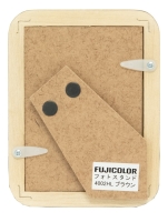 (フジカラー)FUJICOLOR 木製フォトスタンド 4002HL ブラウン ハーフサイズ(1/2L)