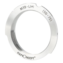 (ケーアンドエフ・コンセプト) K&F Concept マウントアダプター (ライカスクリューマウント → ライカMマウント) 50/75mmレンズ