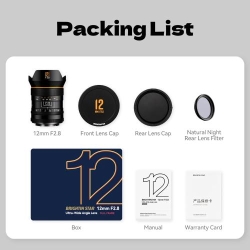 (�u���C�e�B���X�^�[) BRIGHTIN STAR BRIGHTIN STAR 12mm F2.8 �ySONY-E�z