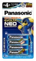 (パナソニック) Panasonic 乾電池エボルタネオ単4形4本パック LR03NJ/4B 元箱10パック単位