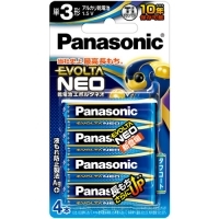 (パナソニック) Panasonic LR6NJ/4B 乾電池エボルタネオ 単3形 4本パック 元箱10パック単位