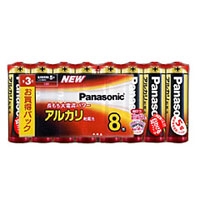 (パナソニック) Panasonic アルカリ 単3形 8本パック LR6XJ/8SW 元箱5パック単位