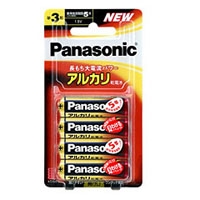 (パナソニック) Panasonic アルカリ 単3形 4本パック LR6XJ/4B 元箱10パック単位