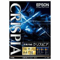 (エプソン)EPSON 写真用紙クリスピア <高光沢> A4 20枚 KA420SCKR
