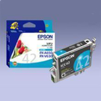 (エプソン)EPSON インクカードリッジ ICC42 シアン単品