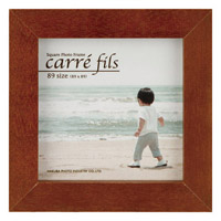 (ハクバ)HAKUBA SQ木製額 Carre fils(カレ フィス) 89 (89×89mm) 1面 ブラウン