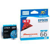 (エプソン)EPSON インクカートリッジ ICC66 シアン
