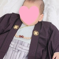 (加藤商店)KATO 533-7000 男児トータルセット 濃紫・薄グレー 100日-1才