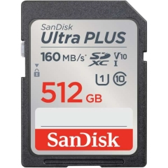 (サンデイスク) SanDisk Ultra PLUS UHS-I SDXCカード 512GB (SDSDUWL-512G-JN3IN)