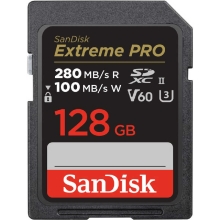 (サンディスク)Sandisk Extremepro SDXC UHS-Ⅱカード(エクストリーム プロ)SDSDXEP-128G-JNJIP 容量:128GB