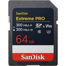 （サンディスク）Sandisk Extremepro SDXC　UHS-Ⅱカード（エクストリーム プロ）【64GB】 SDSDXDM-064G-JNJIP