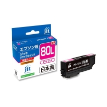 (ジット)JIT ICM80L マゼンタ増量対応リサイクルインク JIT-E80ML