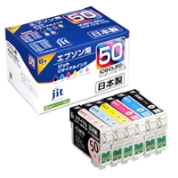 (ジット)JIT IC6CL50 6色セット対応 ジリサイクルインク JIT-E506PZ