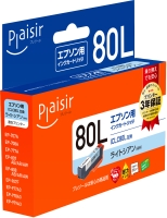 (プレジール)Plaisir ICLC80L互換インクカートリッジ ライトシアン(染料)