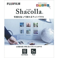 (フジフイルム) FUJIFILM シャコラ(shacolla) 壁タイプ 5枚パック チェキSQサイズ