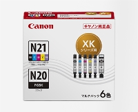 (キヤノン) Canon インクタンク XKI-N21(BK/C/M/Y/PB)+XKI-N20 マルチパック
