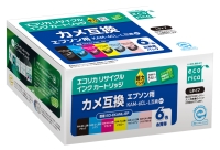 （エコリカ）ecorica　KAM-6CL-L 互換リサイクルインクカートリッジ　6色パック
