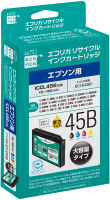 (エコリカ)ecorica ICCL45B互換リサイクルインクカートリッジ 4色一体型(染料)