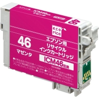 (エコリカ)ecorica ICM46互換リサイクルインクカートリッジ マゼンタ(顔料)