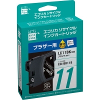 (エコリカ)ecorica LC11BK互換リサイクルインクカートリッジ ブラック(顔料)