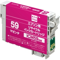 (エコリカ)ecorica ICM59互換リサイクルインクカートリッジ マゼンタ(顔料)