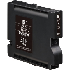 (エコリカ)ecorica GC31KH互換リサイクルインクカートリッジ ブラック(顔料)