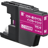 (エコリカ)ecorica LC12M互換リサイクルインクカートリッジ マゼンタ(染料)