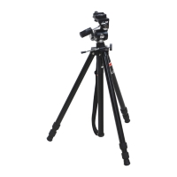 (ハスキー) HUSKY 3段三脚 ヘッド一体型 HT-1030K ［KIRK Model］