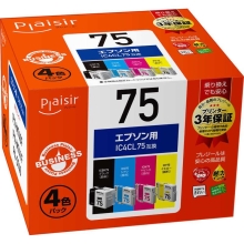 (プレジール)Plaisir IC4CL75 対応 4色セット 互換インク プレジール BPL-E75-4P