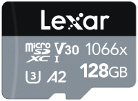 (LT[)LEXAR microSDXC 128GB 1066x UHS-I U3 V30 A2