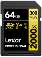 (LT[)LEXAR SDXC 64GB 2000x UHS-II U3 V90