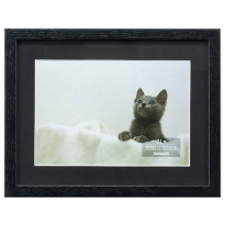 (ナカバヤシ) Nakabayashi 木製写真額「ブラック」2Lサイズ※ガラス使用