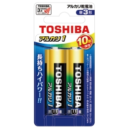 (東芝) TOSHIBA アルカリ乾電池単3形 2本パック LR6AN-2BP