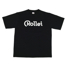 (ローライ) Rollei 速乾・ドライTシャツ Rolleiロゴ ブラック 【L】