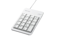 (バッファロー) BUFFALO USBハブ付きテンキー BSTKH100WH ホワイト