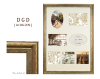 (万丈)VANJOH シャルムフレーム A3 写真7窓マット付き DGD(A106-709)